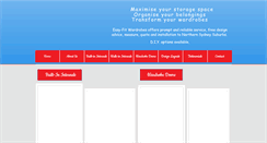 Desktop Screenshot of easyfitwardrobes.com.au